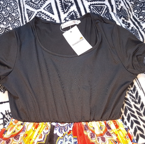 Short sleeve long maxi dress - Picture 2 of 6